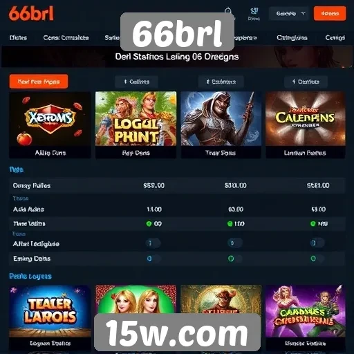 Comparação entre 66brl e outros sites de jogos